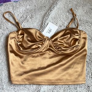 Gold tank top brand new